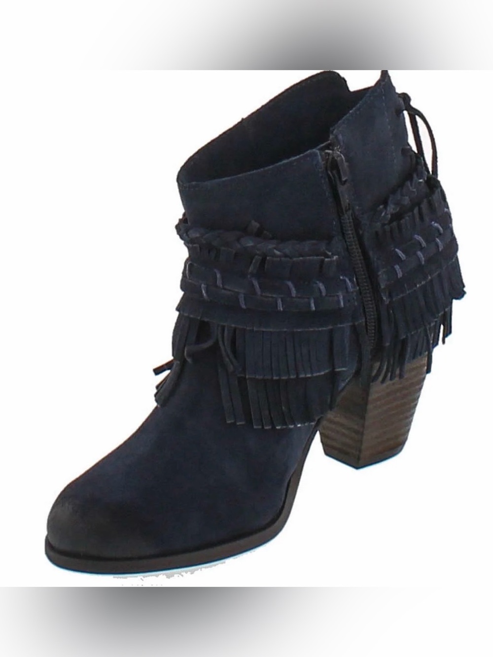 naughty monkey Black Suede Fringe Ankle Boots black
